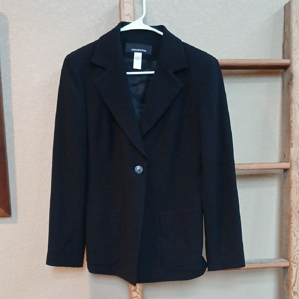 Jones New York Black Blazer Classic Formal Style